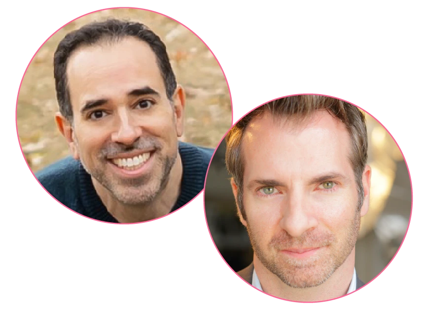 Paired circular headshots of Jeremy Desmon and Mikey Forsch, ProCast Ep 24 guests
